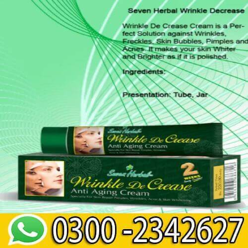 Seven Herbal Wrinkle De Crease Cream in Pakistan